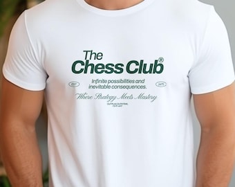 The Chess Club Chess Player T-Shirt Casual Club Streetwear