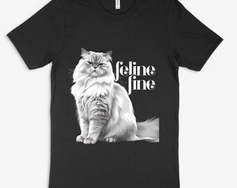 Feline Family Shirt Matching Cat Lover T-Shirt for Cat Owners