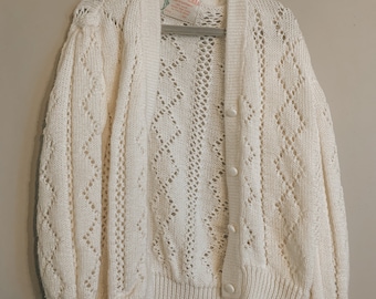 Vintage | Knit Cardigan Sweater | made in Guatemala