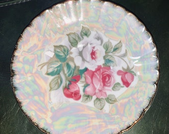 vintage | kpm berlin fine porcelain | small plate | gold edge