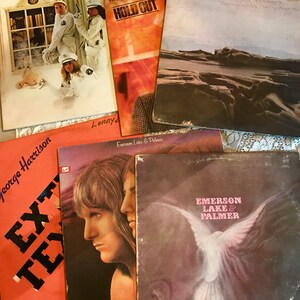 vintage | vinyl records | set of six | miscellaneous artists