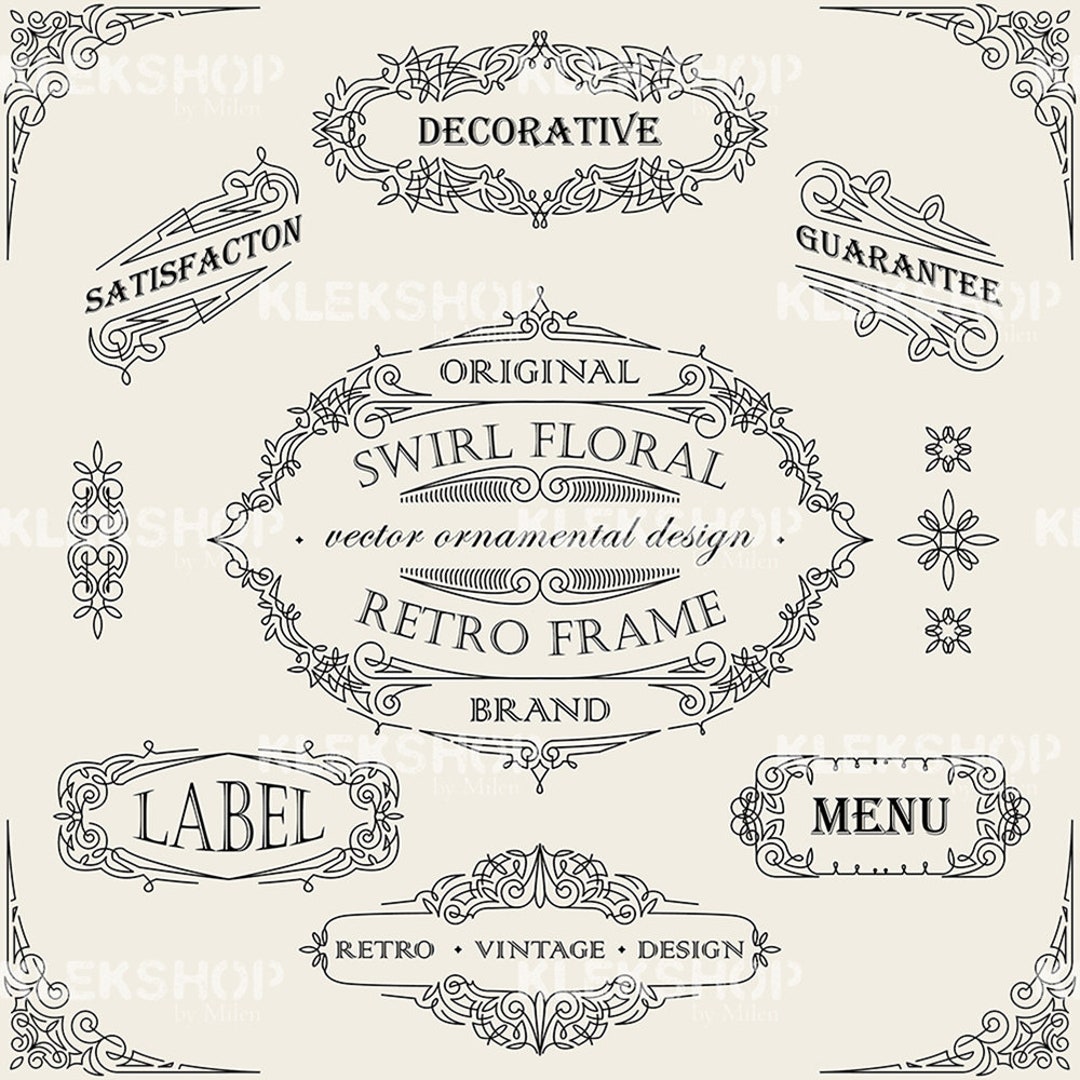 Decorative Frame SVG, Frames SVG, Frame Svg, Corner Svg,decorative