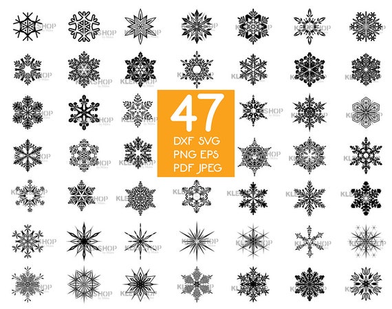 Download Snowflake Svg Winter Svg Christmas Svg Snowflake Etsy