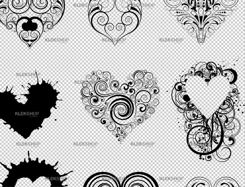 Heart clipart Silhouette Digital Clipart,PNG Hearts SVG Cricut File Love svg Valentine Days Valentine svg Stencil Vector Heart SVG