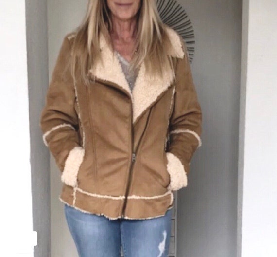 Vintage Faux Suede/Wool Women's Jacket