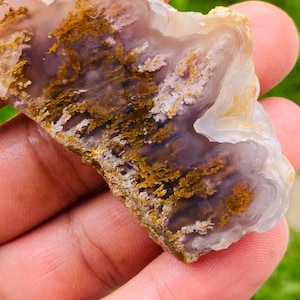 Rare plume agate rough Crystal mineral gem stone rock lapidary, natural product.