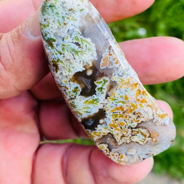 Plume Agate Rough Slab,Rare Material, Colourful.