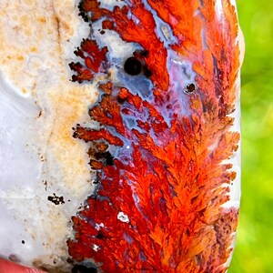 Natural plume agate cabochon-100% natural.