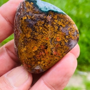 Red plume agate slab. 100% natural.