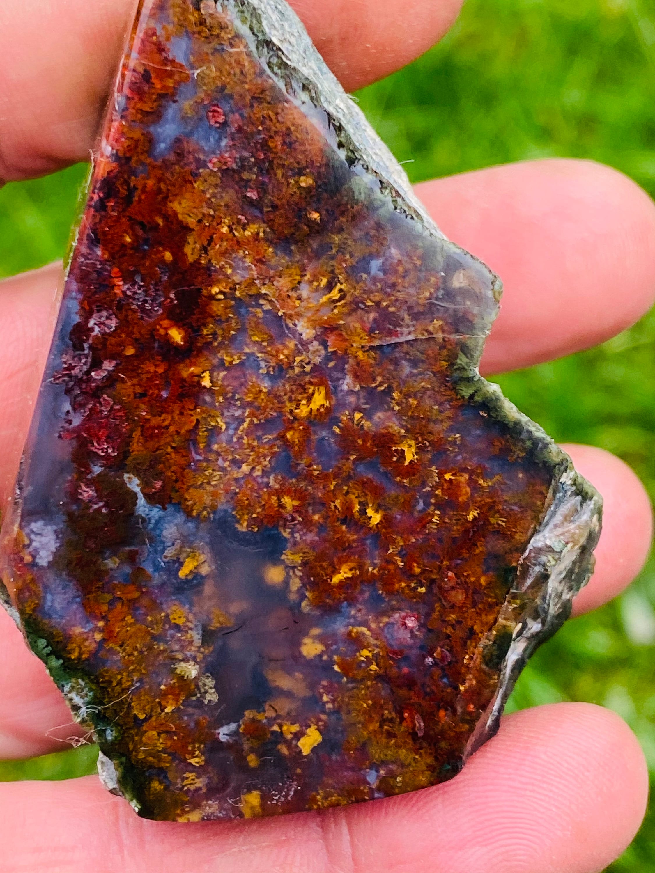Plume Agate Rough Slab. Agate Specimen 100 Natural. Etsy