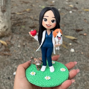 costumised figurine,pet figurine, clay figure sculpture,personalized gift,unique love gift