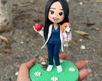 costumised figurine,pet figurine, clay figure sculpture,personalized gift,unique love gift