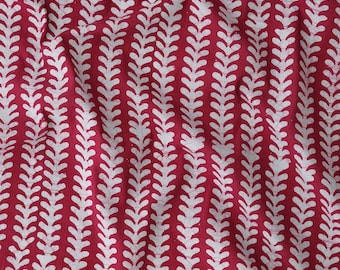 Airborne / Batik / Cotton Cloth / Block-Printed Fabric / Wax Resist Printed with Hand-Carved Wooden Blocks