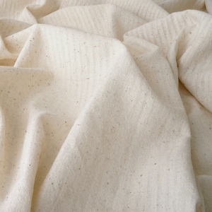 Handloom Woven Fabric - Organic Unbleached Kala Cotton - Rippled Dunes - Sold By The Half Metre