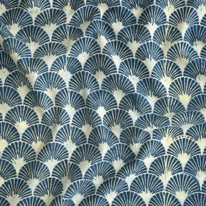 Yonaha / Block-Printed Cotton Fabric / 100% Cotton