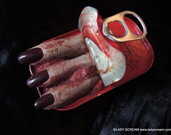 Horror Zombie Fingers, Fish Fingers, Sardines, Quirky, Horror, Halloween, Horror Prop, Spooky, Novelty, Kitsch, Joke, Halloween Decoration