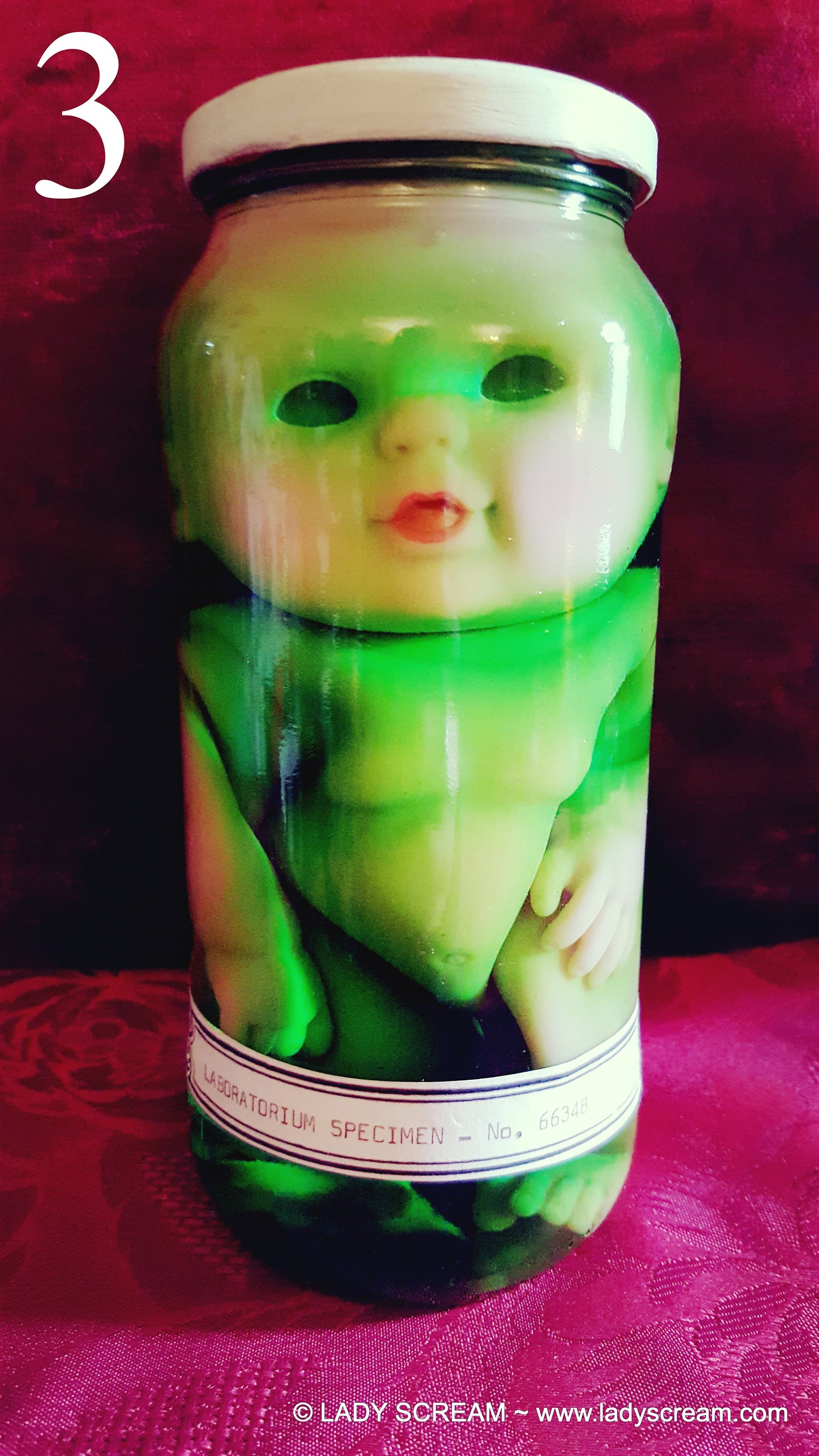Faux Baby in a Jar Specimen Wet Specimen Lab Jar Etsy