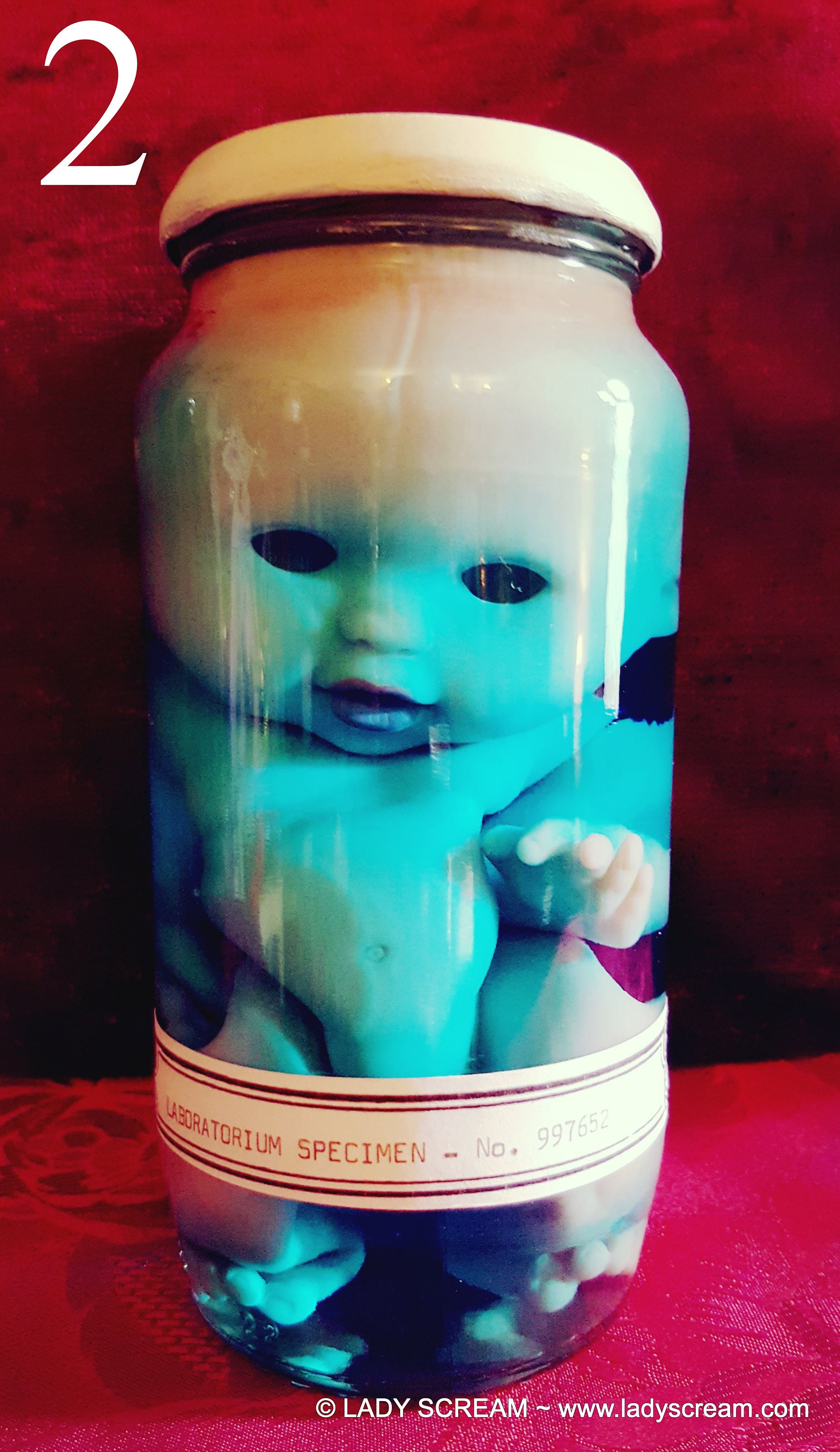 Faux Baby in a Jar Specimen Wet Specimen Lab Jar | Etsy