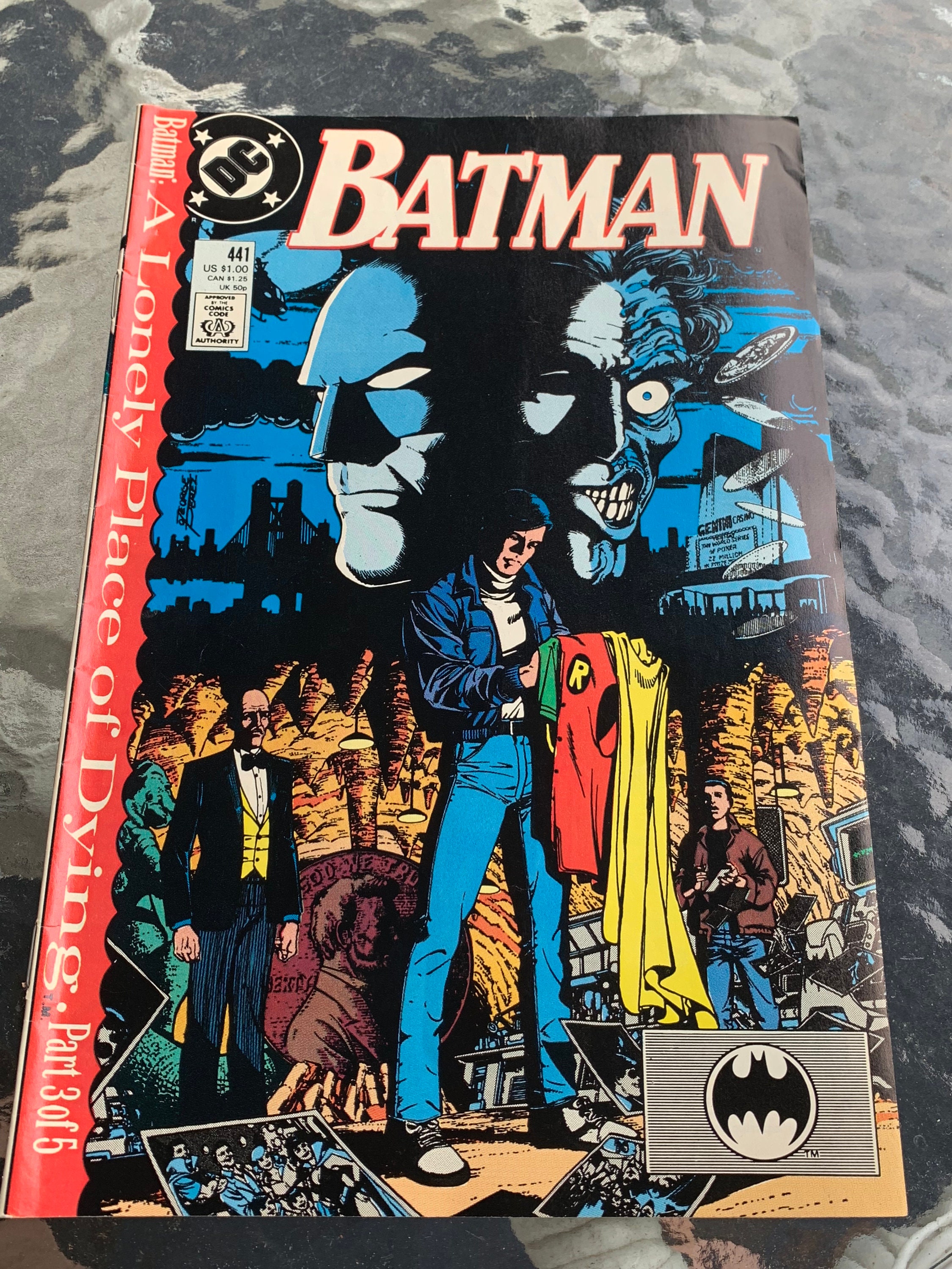 Vintage DC Comics Batman A Lonely Place of Dying Chapter 3 - Etsy