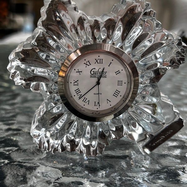 Crystal Clover Clock Etsy