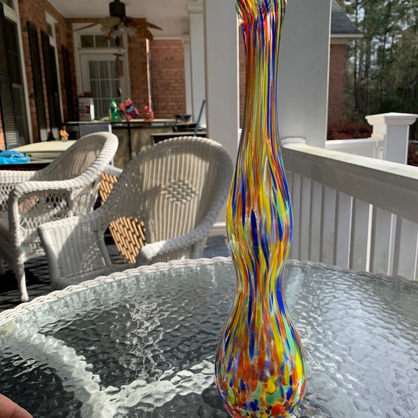Hand Blown Vase Etsy