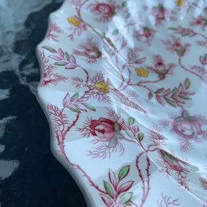 Elegant Copeland Spode rosebud Chintz Salad Plate With Pink Etsy
