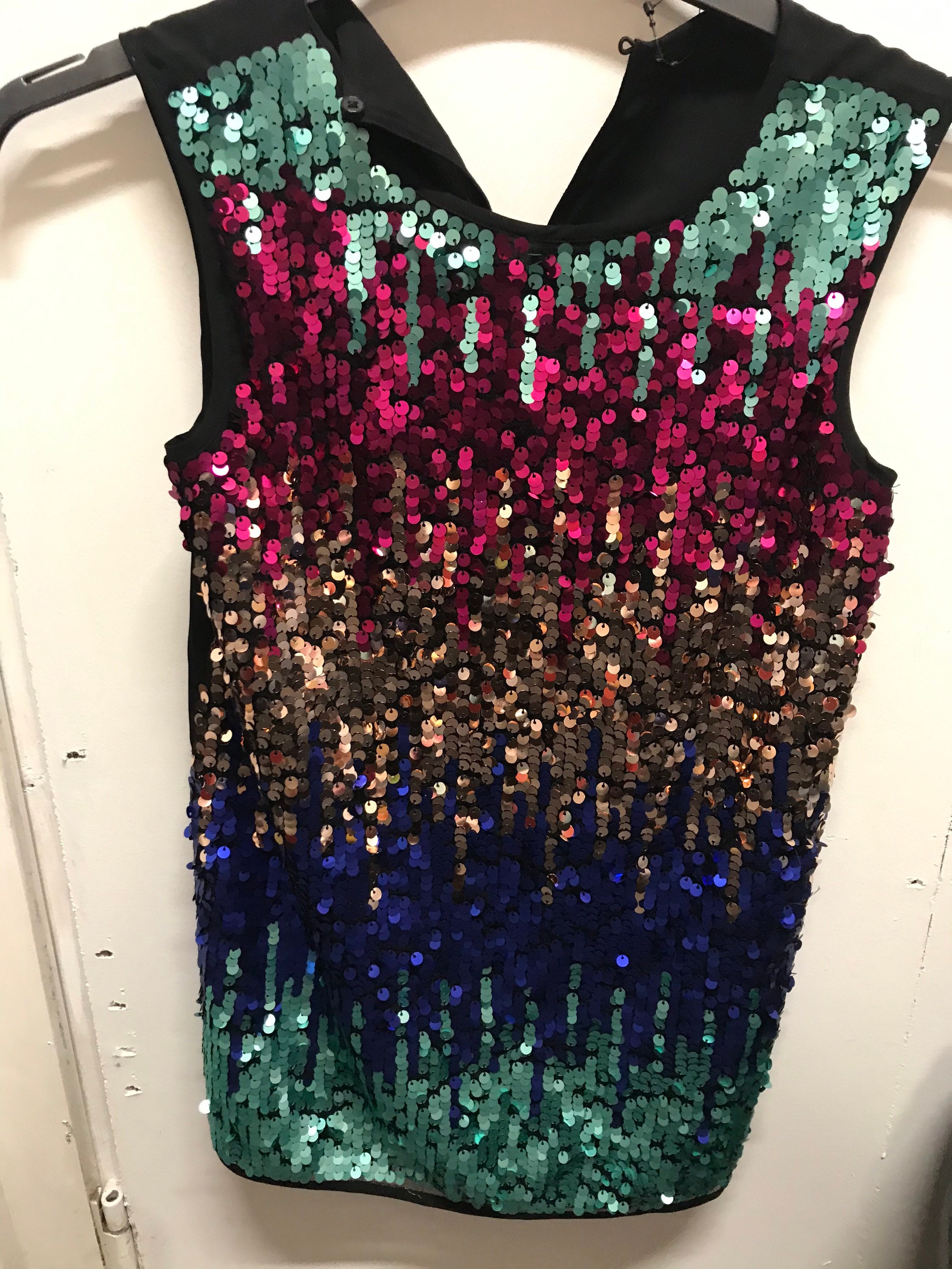 Rainbow Tunic Girls Rainbow sequin Top Sequin Tunic dress | Etsy