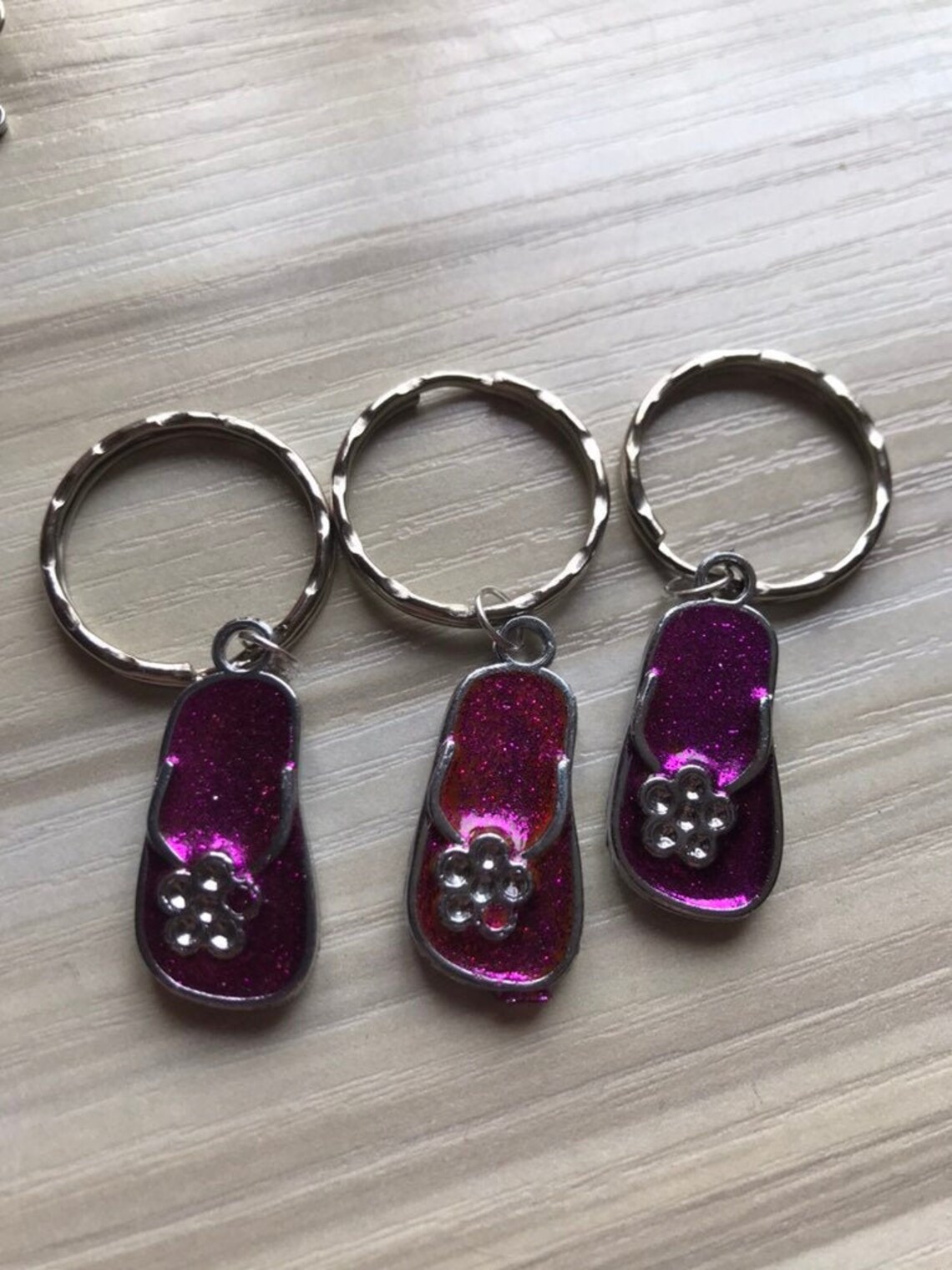 Personalised Teen Girl Charm Keyring Etsy