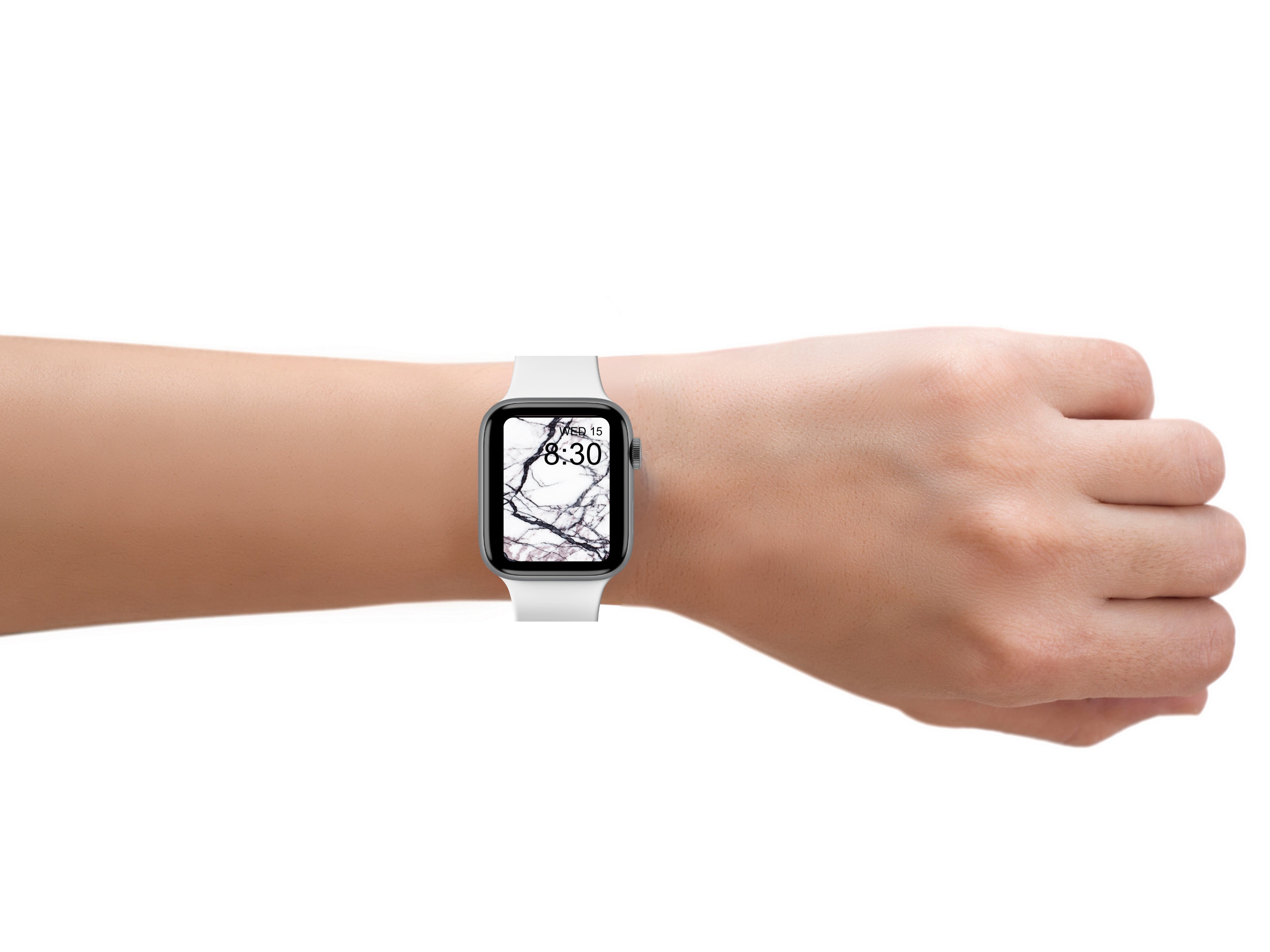 White and Black Marble Watch Wallpaper, Watch Face, Watch Background ...