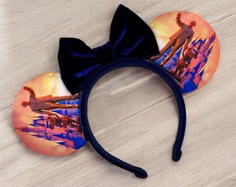 Mickey & Walt Disney Inspired Mouse Ears | Disney Ears | Handmade Ears | Minnie Ears | Velvet Ear | Gift Ears | Disney Parks | Magic Kingdom