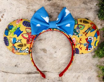 Toy Story Coquette Bows Inspired Mouse Ears | Minnie Ears | Mickey Ears | Lotso | Woody | Buzz Lightyear | Rex | Hamm | Potato Head | Aliens