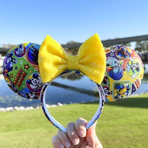 Mickey & Friends Inspired Mouse Ears, Disney Ears, Mickey Ears, Minnie Ears, Custom Ears, Handmade Ears | Sequin Ears | Gift Ears