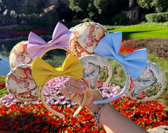 Winnie The Pooh & Friends Inspired Mouse Ears | Minnie Ears | Mickey Ears | Tiger | Piglet | Eeyore | Disney World | Disneyland | Handmade