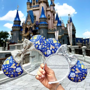 WDW Parks Icons Inspired Mouse Ears | Disney Ears | Mickey Ears | Minnie Ears |  Handmade Ears | Disney World Ears | Magic Kingdom Ears