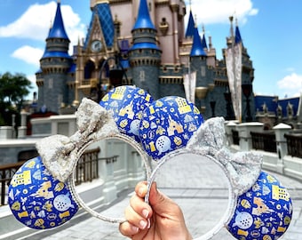 BTW Parks Icons inspiriert Mausohren | Disney Ohren | Micky Ohren | Minnieohren |  Handgemachte Ohren | Disney World Ohren | Magic Kingdom Ohren