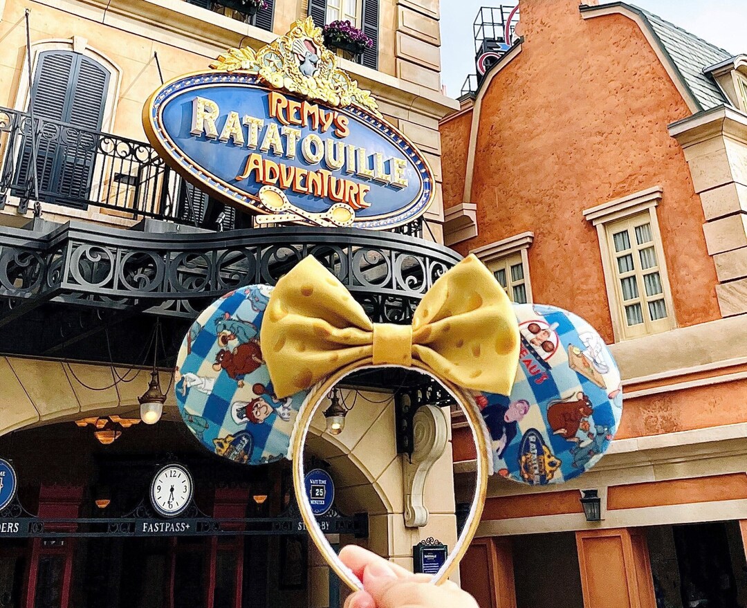 Disney Parks Remy\'s Ratatouille Adventure Remy Chef Headband Ears Disney Remy main image 4