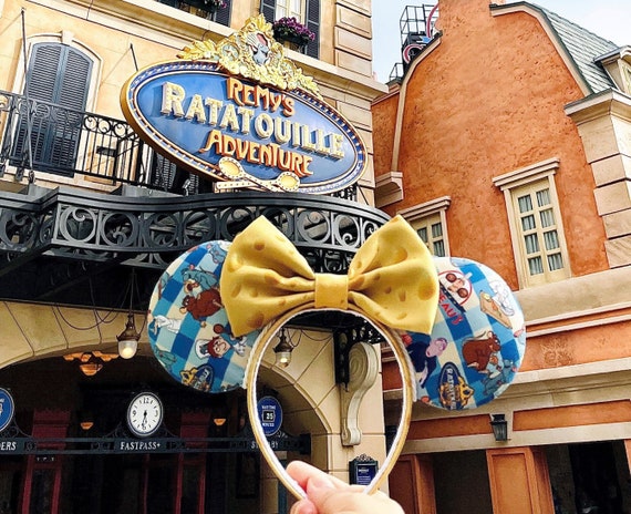 DISNEY PARKS RATATOUILLE REMY EARS Disney Parks Remy Chef Headband: Ratatouille Adventure, New  main image 4