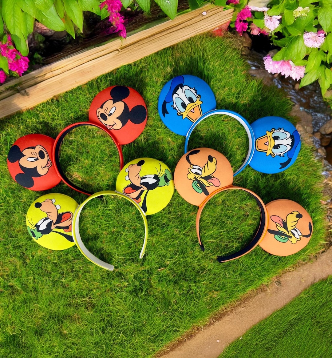 Mickey | Goofy | Donald | Pluto | Inspired Mouse Ears | Minnie Ears ...