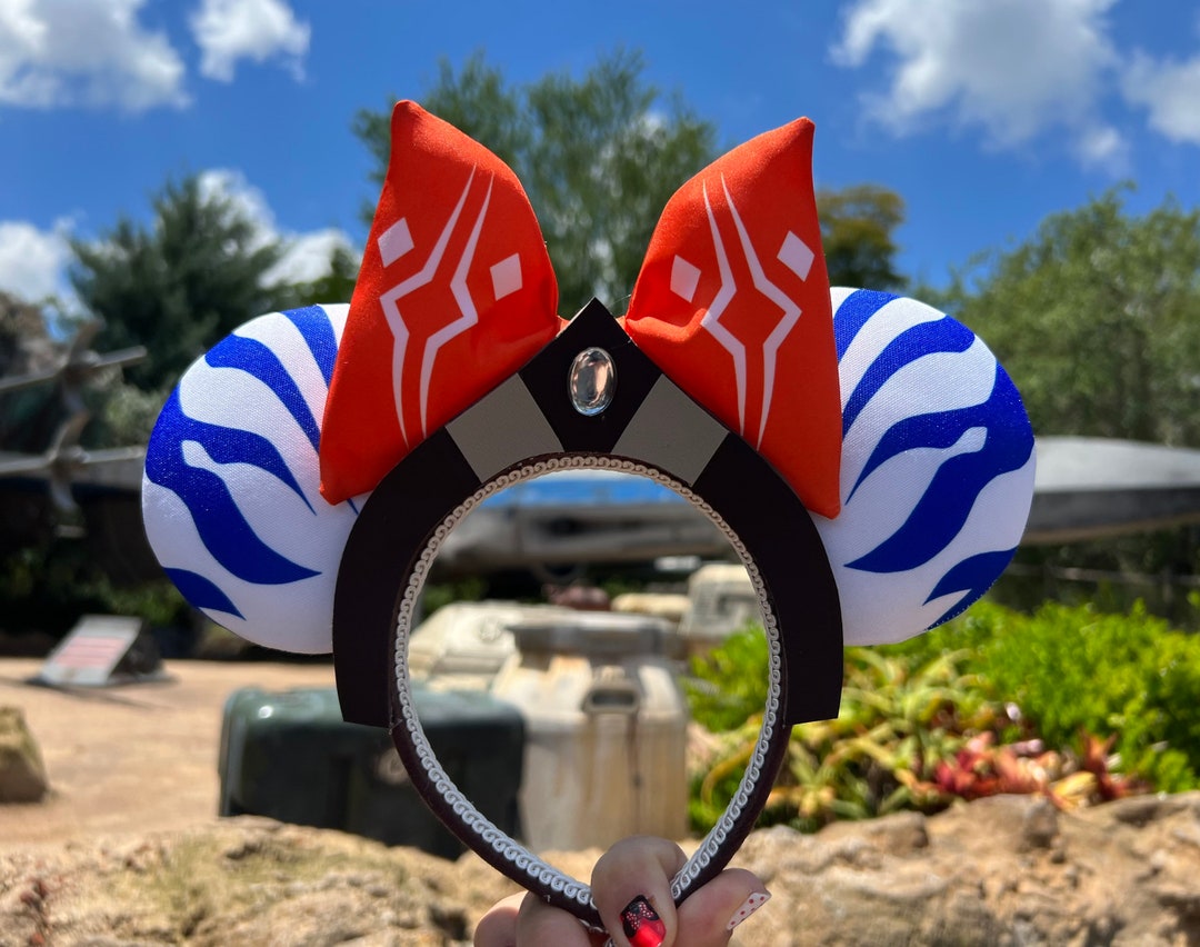 Ahsoka Tano Inspired Mouse Ears, Disney Ears, Star Wars Ears, Minnie