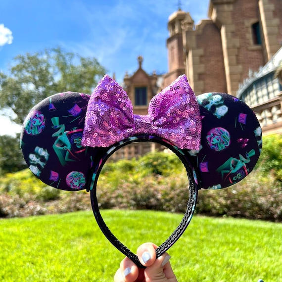 Haunted Mansion Disney Ears - Magic Mouse Ears Haunted Mansion Inspired Mouse Ears Mickey Ears Headband  main image 2