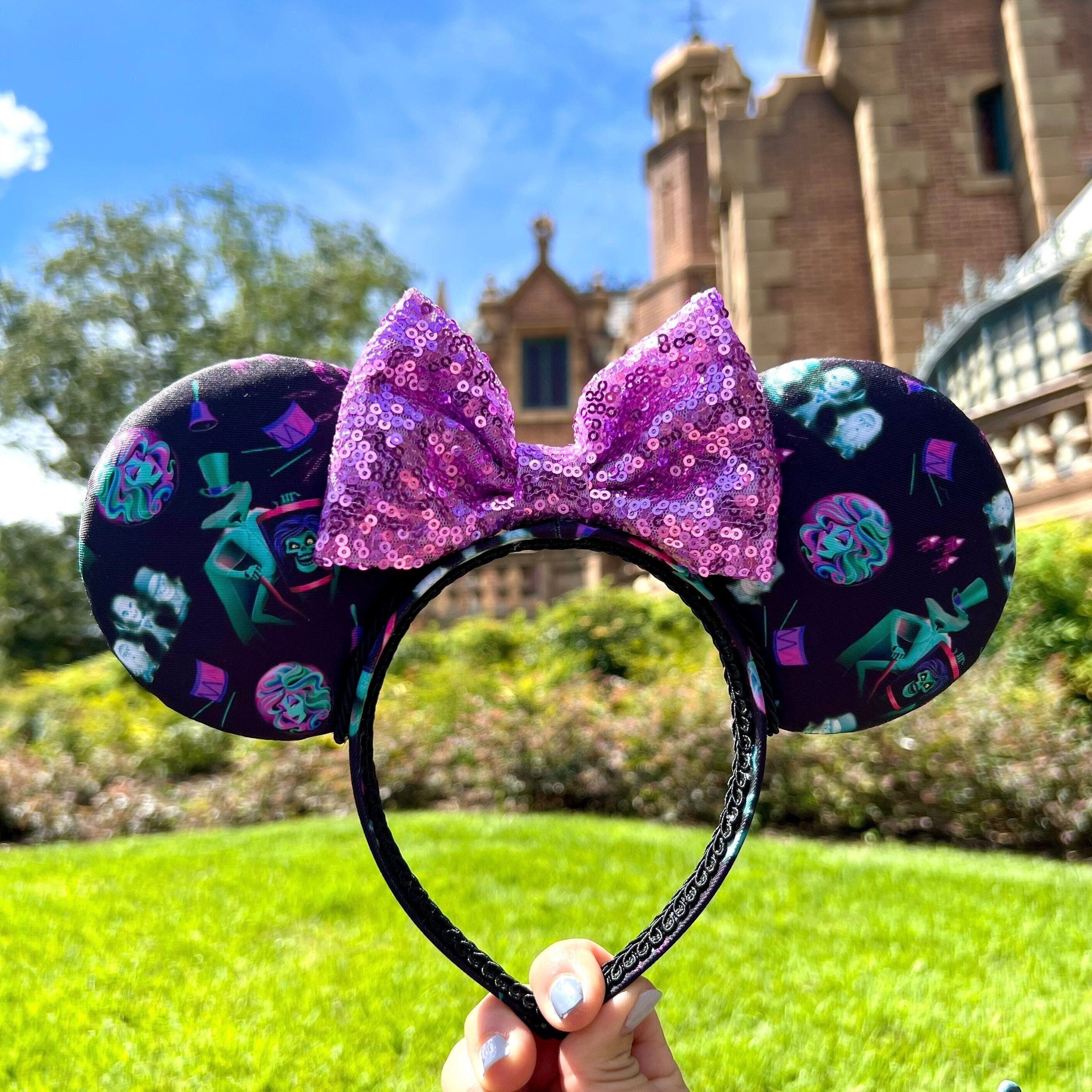 Haunted Mansion Inspired Mouse Ears, Disney Ride, Minnie  display picture 1