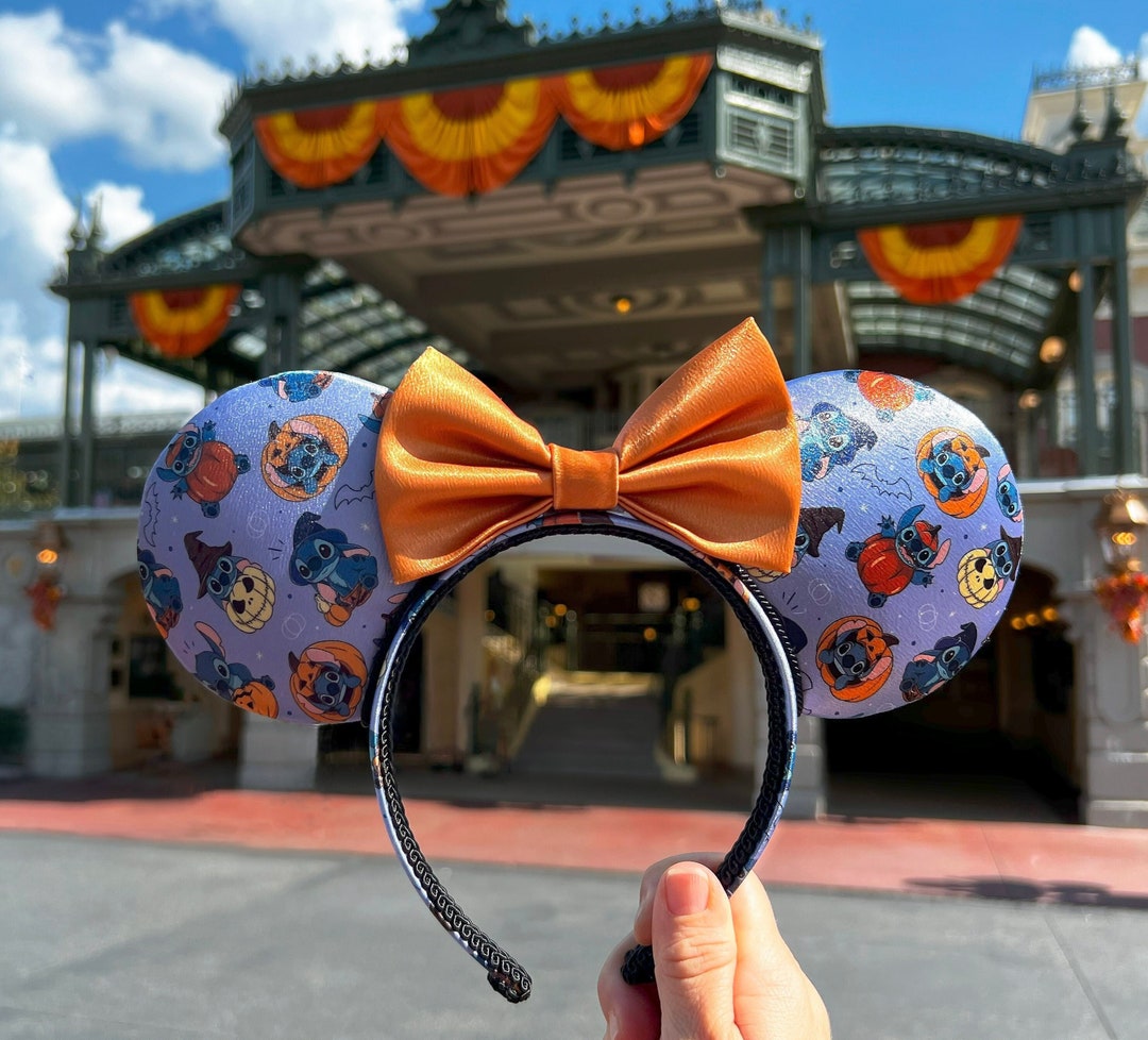 Halloween Stitch Inspired Mouse Ears, Minnie Ears, Mickey  display picture 3