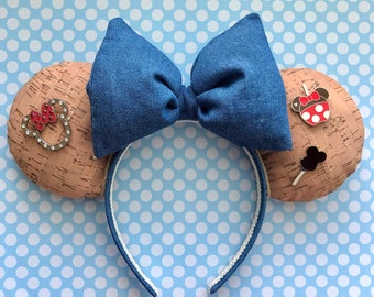 Pin Cork Minnie Mouse Ears.