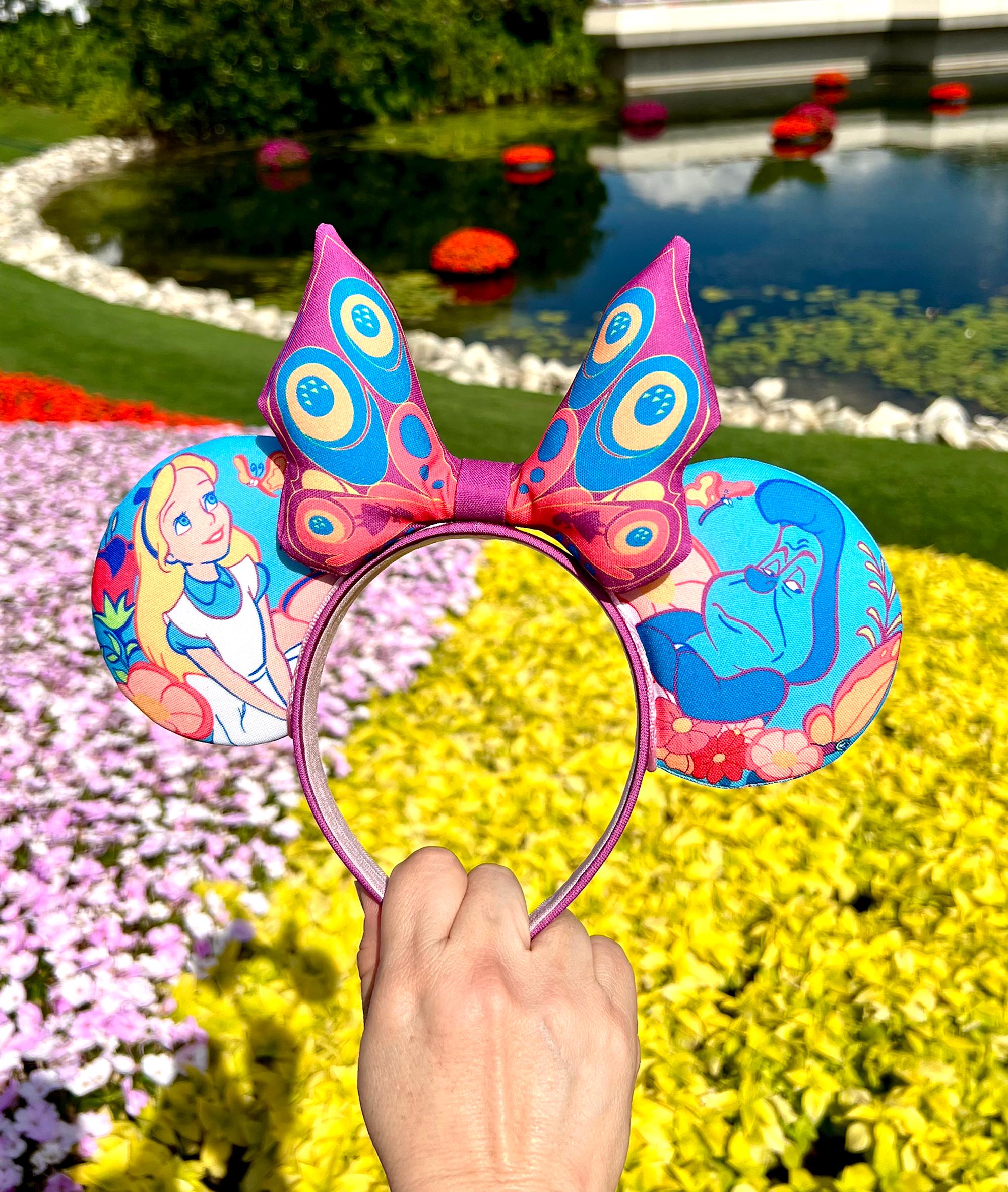花柄ミッキー耳カチューシャ Alice in Wonderland | Flower & Garden Festival Inspired Mouse Ears