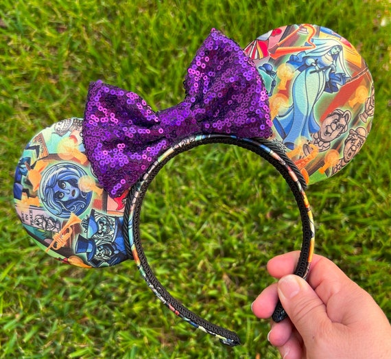 Haunted Mansion Disney Ears - Magic Mouse Ears Haunted Mansion Inspired Mouse Ears Mickey Ears Headband  main image 4