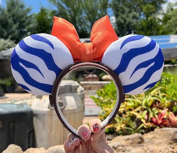 Minnie Mouse Ears Headband: Ahsoka Tano s-l400.jpg main image 3