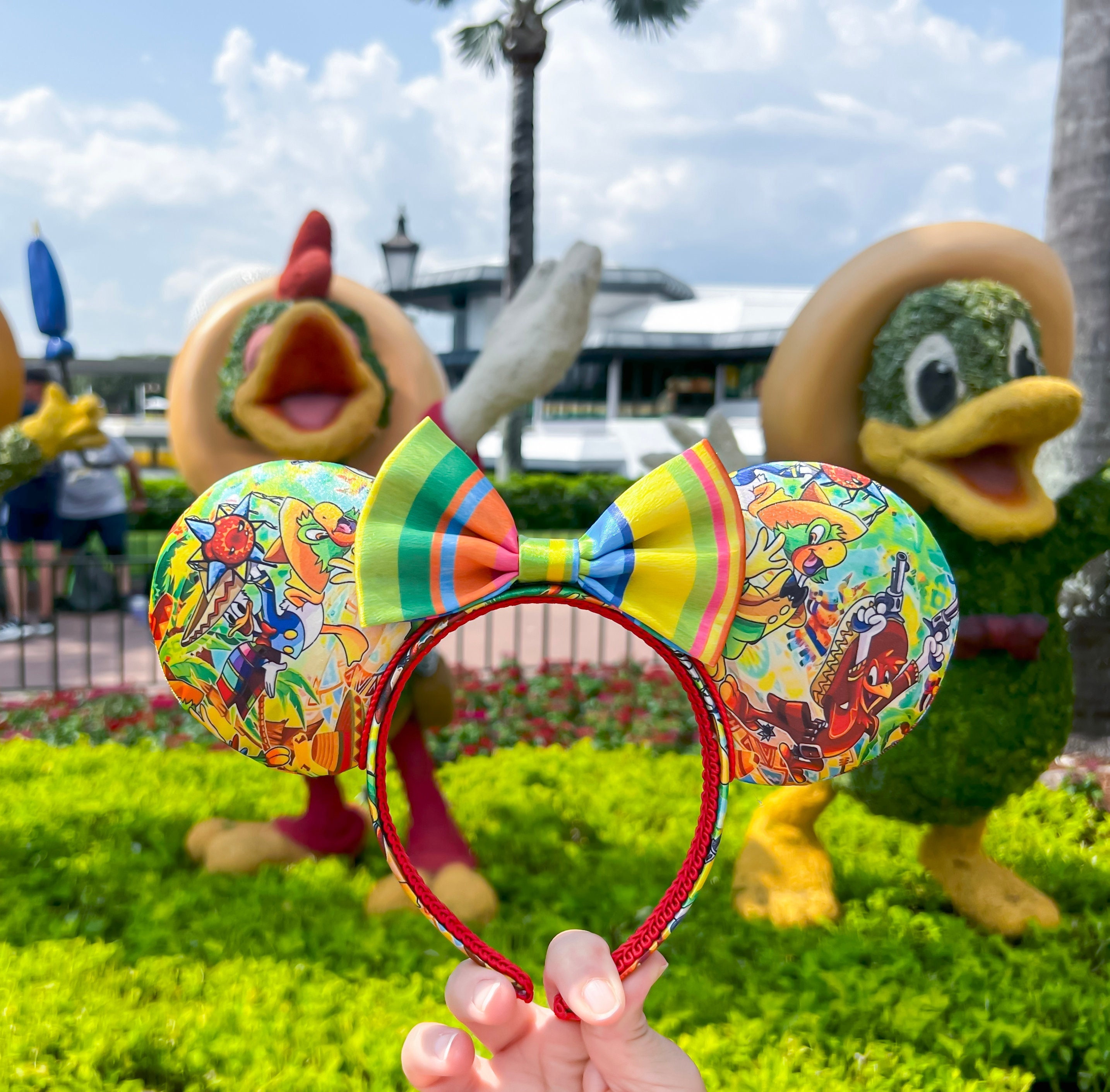 Disney World Mexico Pavilion Minnie Mouse Ears Headband Walt Disney World EPCOT Mexican Pavilion | Mercari main image 2