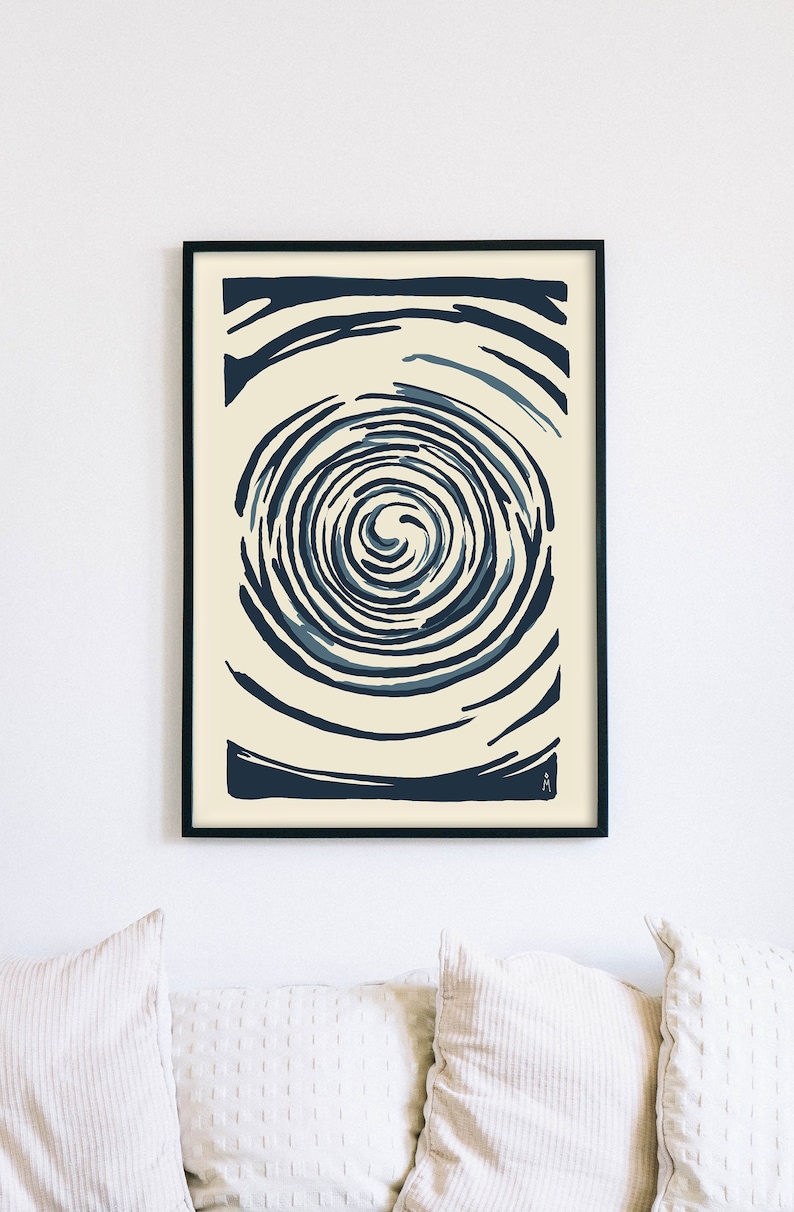 PRINTABLE WALL ART Japanese Inspired Shadows Downloadable Etsy