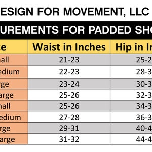 Padded Skating Shorts for Figure & Roller Skaters and Snowboarders image 5