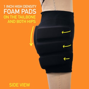 Padded Skating Shorts for Figure & Roller Skaters and Snowboarders image 3